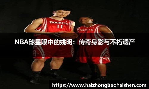 NBA球星眼中的姚明：传奇身影与不朽遗产